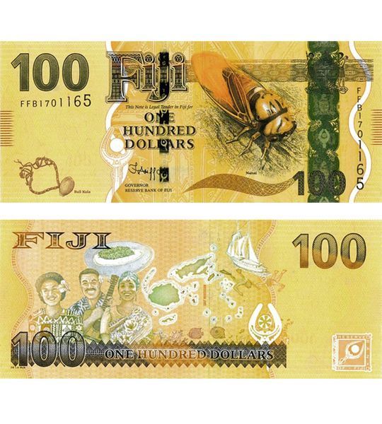 100 Dollars, Fiji, 2013 (2022), UNC