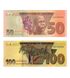 2 банкноти 50, 100 Dollars, Зімбабве, UNC 002355 фото 2