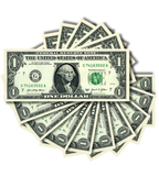 10 Banknotes 1 Dollar, USA, 2021, UNC (G)