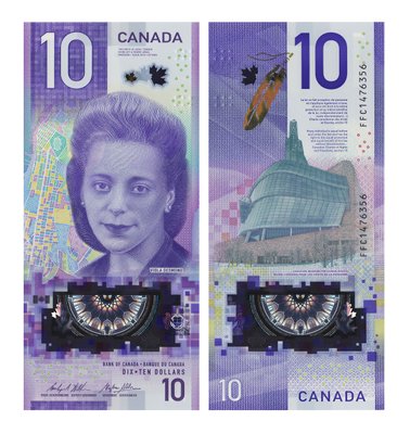 10 Dollars, Canada, 2018, UNC Polymer