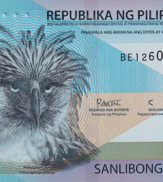 1000 piso, Filipiny, 2022 rok, UNC Polymer