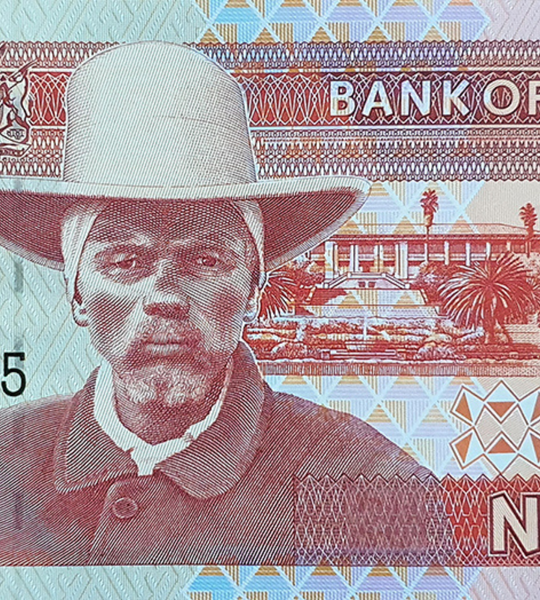 20 dolarów, Namibia, 2002 rok, UNC