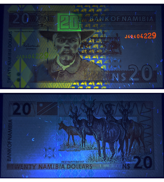 20 dolarów, Namibia, 2002 rok, UNC