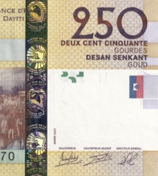 250 gourde, Haiti, 2023, UNC