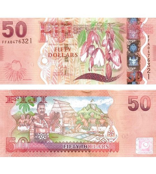 50 dolarów, Fidżi, 2012 (2013) rok, UNC