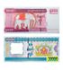 2 banknotes 5000, 10000 Kyats, Myanmar, UNC
