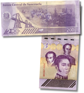 200 Bolivares, Венесуела, 2025 рік, UNC Пам'ятна 005544 фото