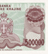 500 000 Dinar&oacute;w, Republika Serbskiej Krajiny, 1993 rok, UNC