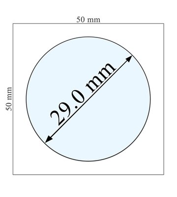 Coin holder, Mingt, 29 mm