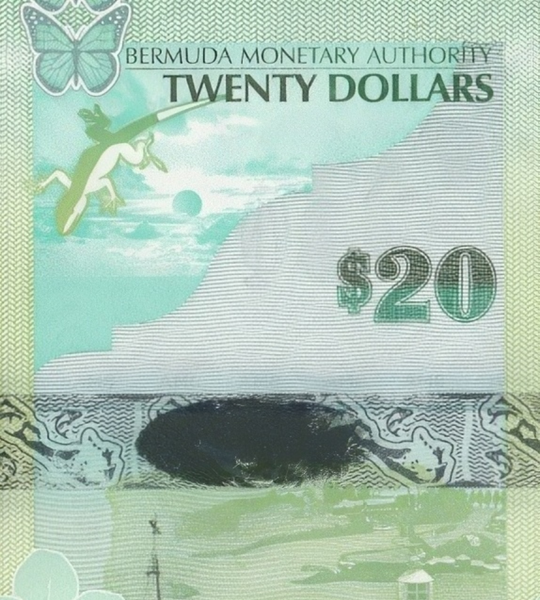 20 Dollars, Bermuda, 2009, UNC