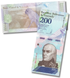 10 Banknoten zu 200 Bolivares, Venezuela, 2018, UNC 003644 фото 3