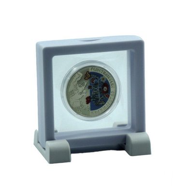 Frame for coins, 70x70, white
