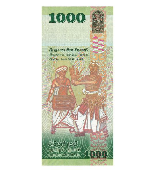 1000 Rupees, Шрі Ланка, 2010 рік, UNC 001252 фото