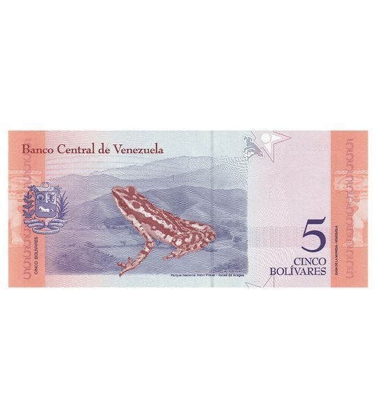 5 Bolivares, Venezuela, 2018, UNC