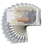10 Billetes de 50 Libras, Siria, 2021, UNC 001413 фото