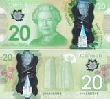 20 Dollars, Canada, 2012, UNC Polymer