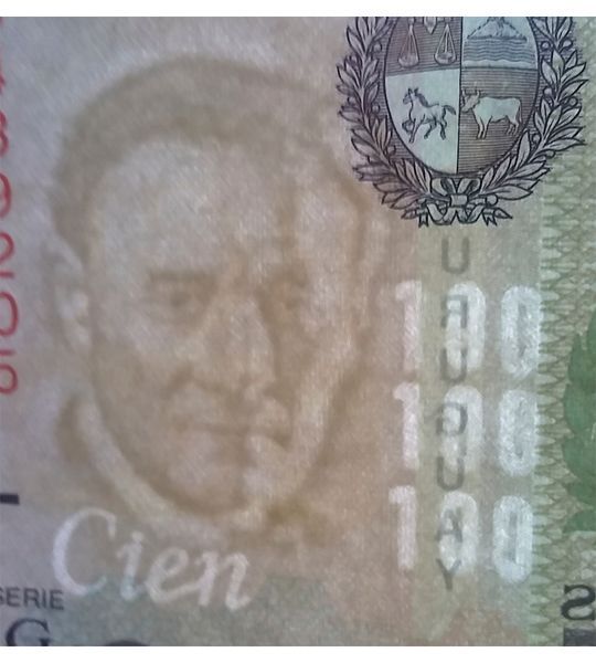 100 Pesos, Uruguai, 2015, UNC 004483 фото 100 Pesos, Uruguai, 2015, UNC 004483 фото