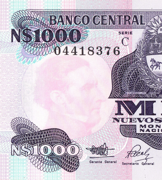 1000 Nuevos Pesos, Uruguay, 1991 - 1992, UNC 005198 фото