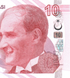 10 banconote da 10 Lirasi, Turchia, anno 2009 (2021), UNC 004998 фото 3
