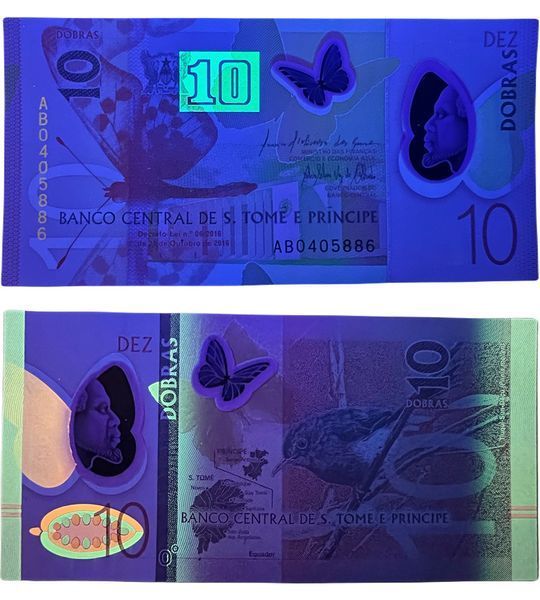 10 Dobras, São Tomé und Príncipe, 2016, UNC Polymer 004433 фото 10 Dobras, São Tomé und Príncipe, 2016, UNC Polymer 004433 фото