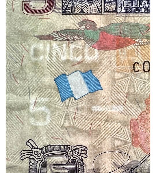 5 quetzali, Gwatemala, 2022 rok, UNC