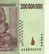 200 000 000 Dollars, Zimbabwe, 2008, UNC 005547 фото 4