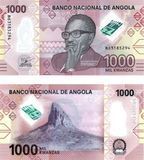 1000 كوانزا، أنغولا، 2023، UNC بوليمر 004103 фото