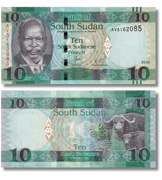 10 livres, Soudan du Sud, 2016, UNC 005348 фото