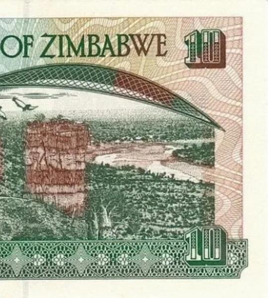 10 Dollars, Zimbabwe, 1997, UNC 005548 фото