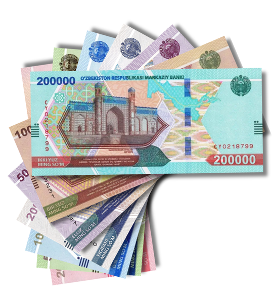 7 banconote 2000, 5000, 10.000, 20.000, 50.000, 100.000, 200.000 Sum, Uzbekistan, anni 2021 - 2022, UNC 005050 фото 7 banconote 2000, 5000, 10.000, 20.000, 50.000, 100.000, 200.000 Sum, Uzbekistan, anni 2021 - 2022, UNC 005050 фото